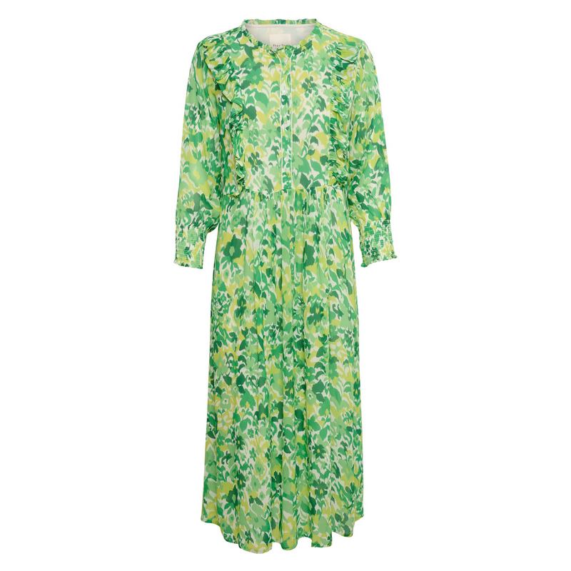 Part Two Clothing Sila Dress Green Gradient Print 30307557-301866 front