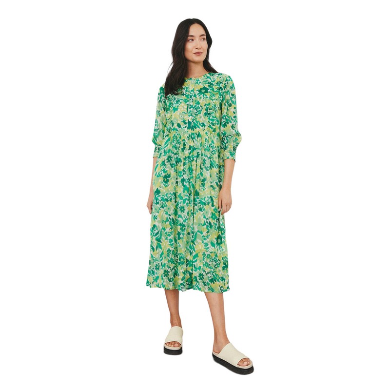 Part Two Clothing Sila Dress Green Gradient Print 30307557-301866 on model 2 main