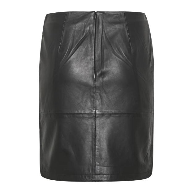 Part Two Clothing Ursanas Leather Skirt Black 30305542-194008 back