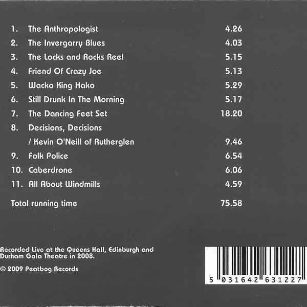 Peatbog Faeries - Live CD back