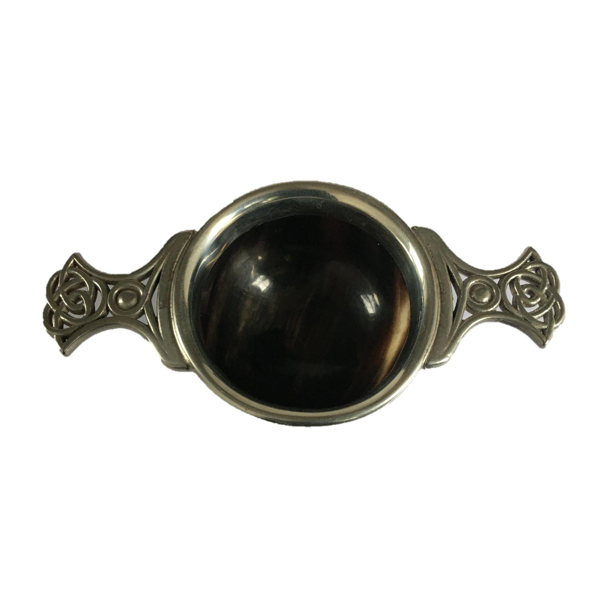 Pewter & Horn Quaich small
