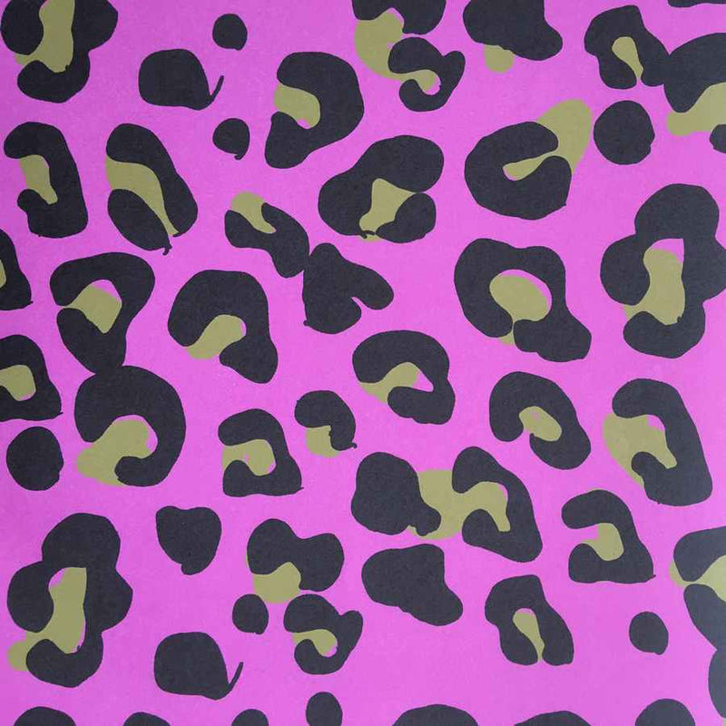 Pink Leopard Print Gift Wrap GWE415
