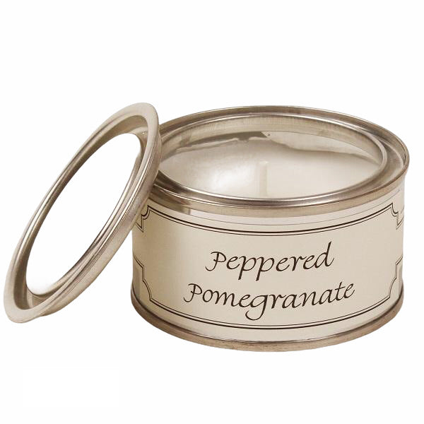 Pintail Candles Peppered Pomegranate Scented Candle in Paint Pot Tin