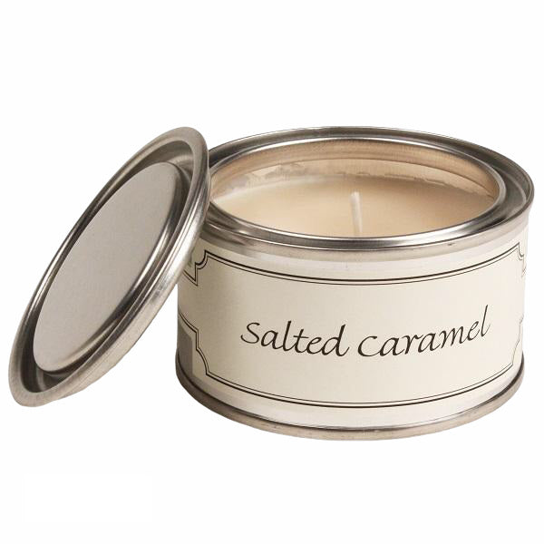 Pintail Candles Salted Caramel Scented Candle in Paint Pot Tin