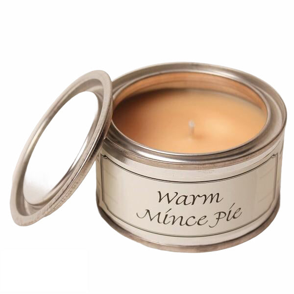 Pintail Candles Warm Mince Pie Scented Candle in Paint Pot Tin