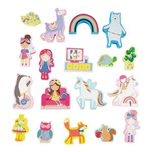 Portable Rainbow Fairy Play Box 41P3661 characters