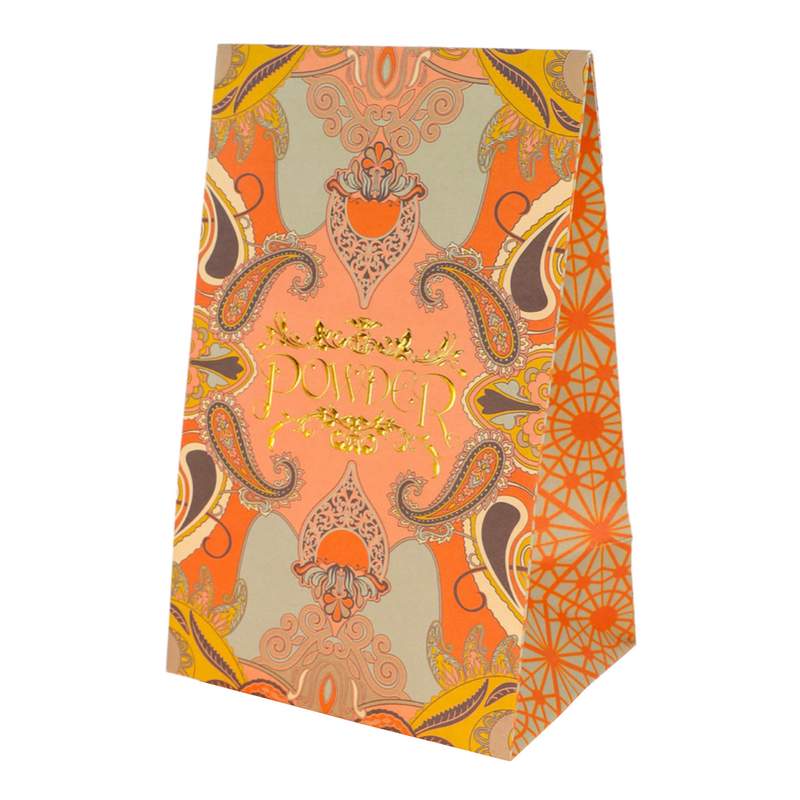 Powder Designs Fair Isle Boot Socks Star Coral & Lilac SOC562 gift bag