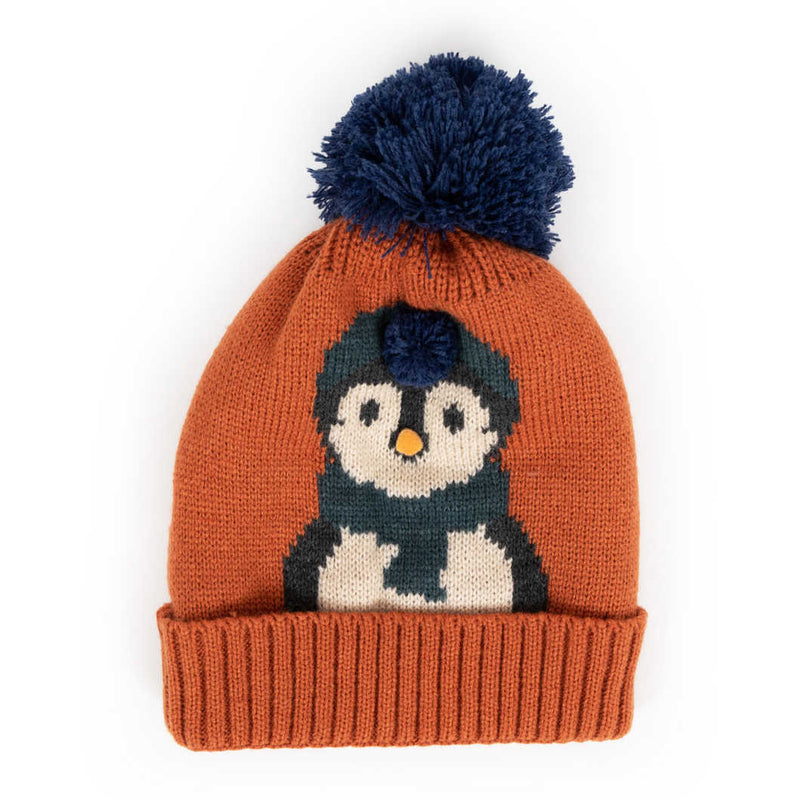 Powder Designs Kid's Cosy Penguin Hat COS66 front