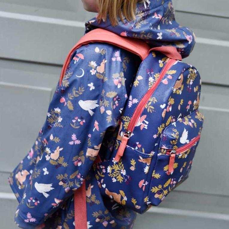 Powell Craft Enchanted Forest Kids Backpack EFRS on child side