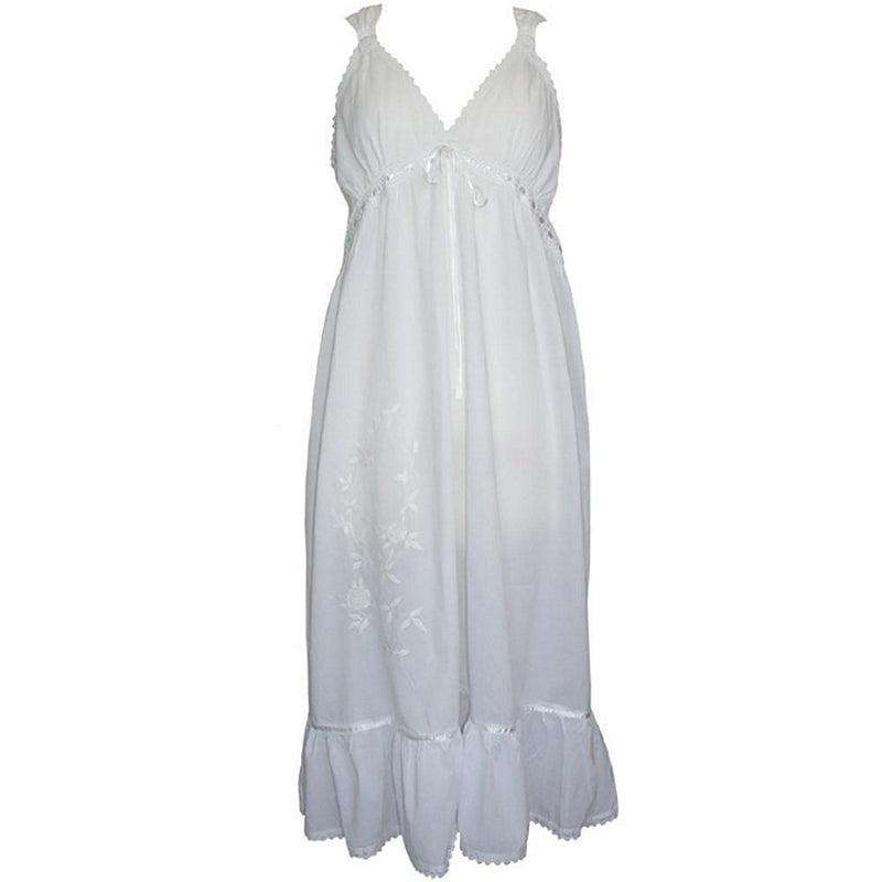 Powell Craft Joanna Ladies White Nightdress SN206 front