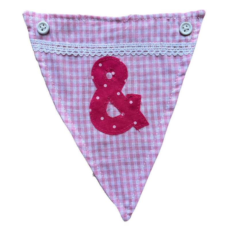 Powell Craft Pink Alphabet Bunting &