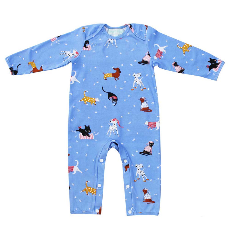 Powell Craft Cats & Dogs Print Jumpsuit CD17 front