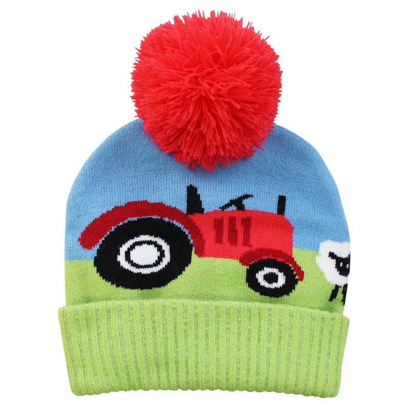 Powell Craft Farmyard Knitted Hat HKFY-HAT front