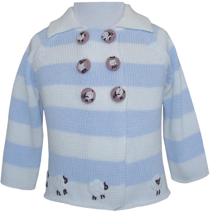Powell Craft Farmyard Pram Coat HKFY7 on mannequin