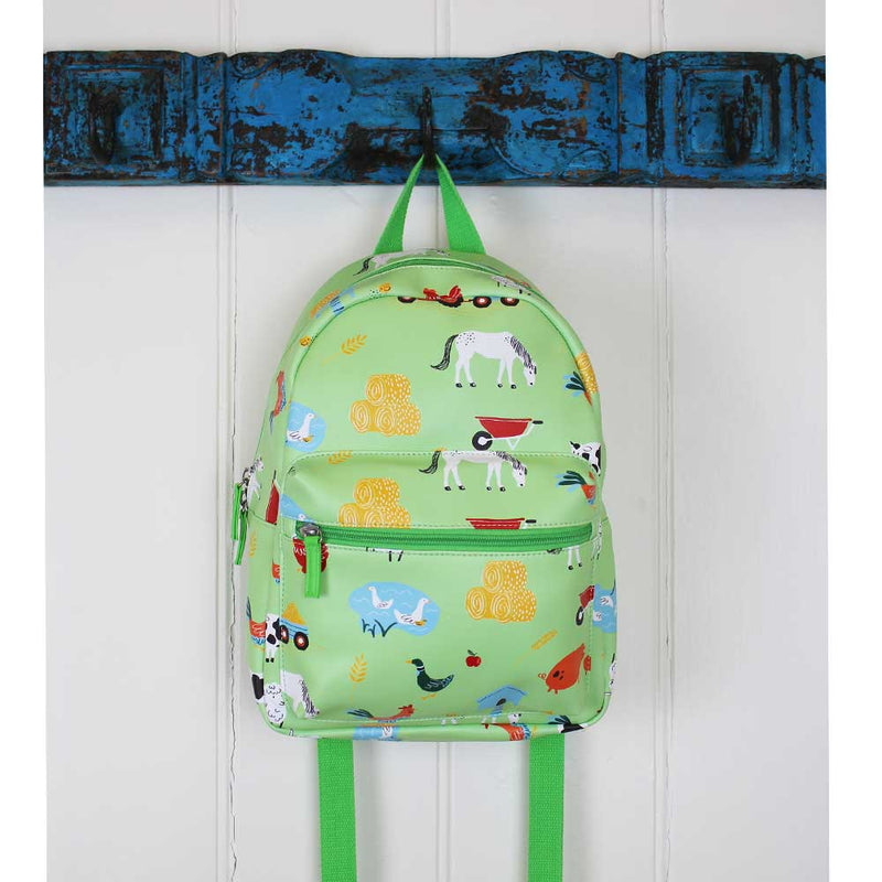 Powell Craft On The Farm Farm Print Backpack FMRS hanging