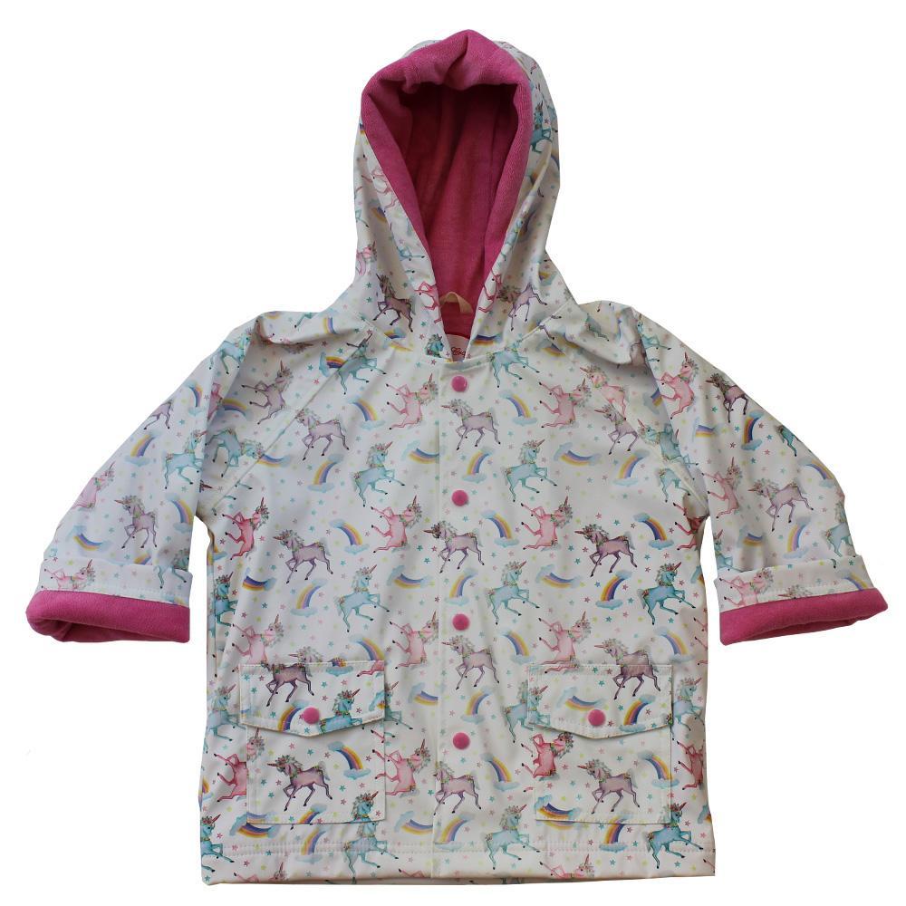 Powell Craft Unicorn Rain Mac RMUN front