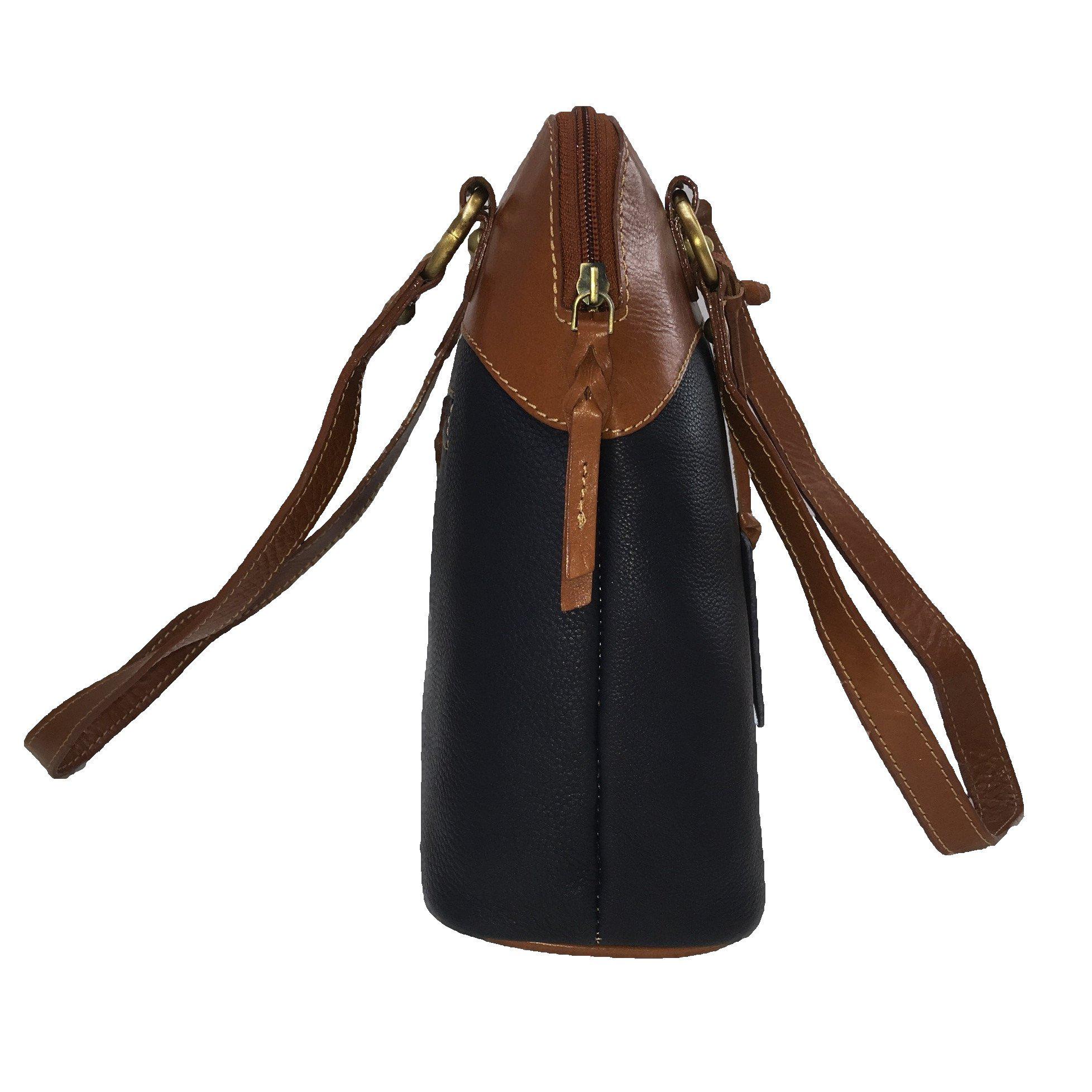 Prelude Navy Twin Handle Zip Top Bag