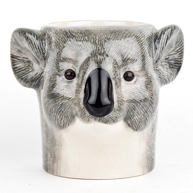 Quail Ceramic Koala Pencil Pot front