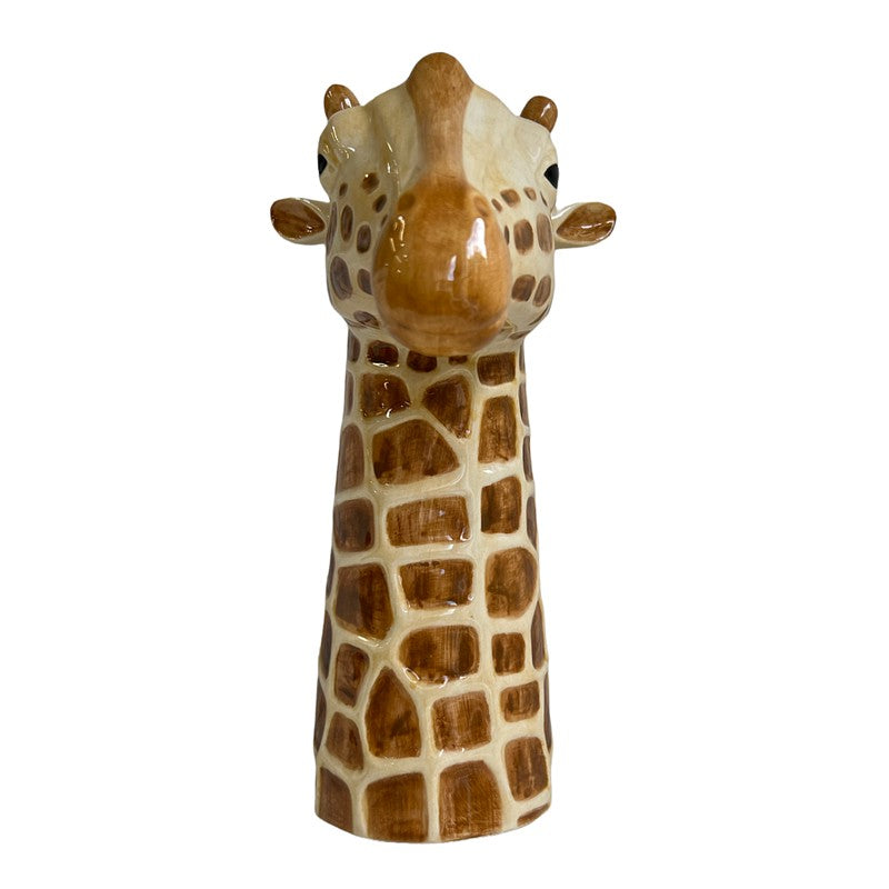 Quail Ceramics Giraffe Flower Vase Large front