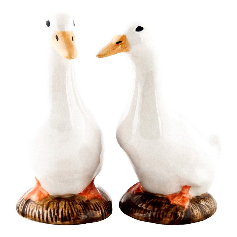 Quail Ceramics Pekin Duck Salt & Pepper Pots front