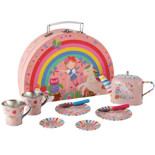 Rainbow Fairy Tea Set 40P3571 box with contents