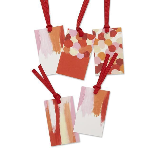 Raspberry Blossom Pink Sunset Gift Tags Pack of 5 TCC03 front