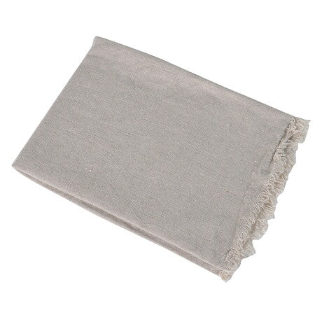 Raw Edge Linen Napkin HTL094 folded