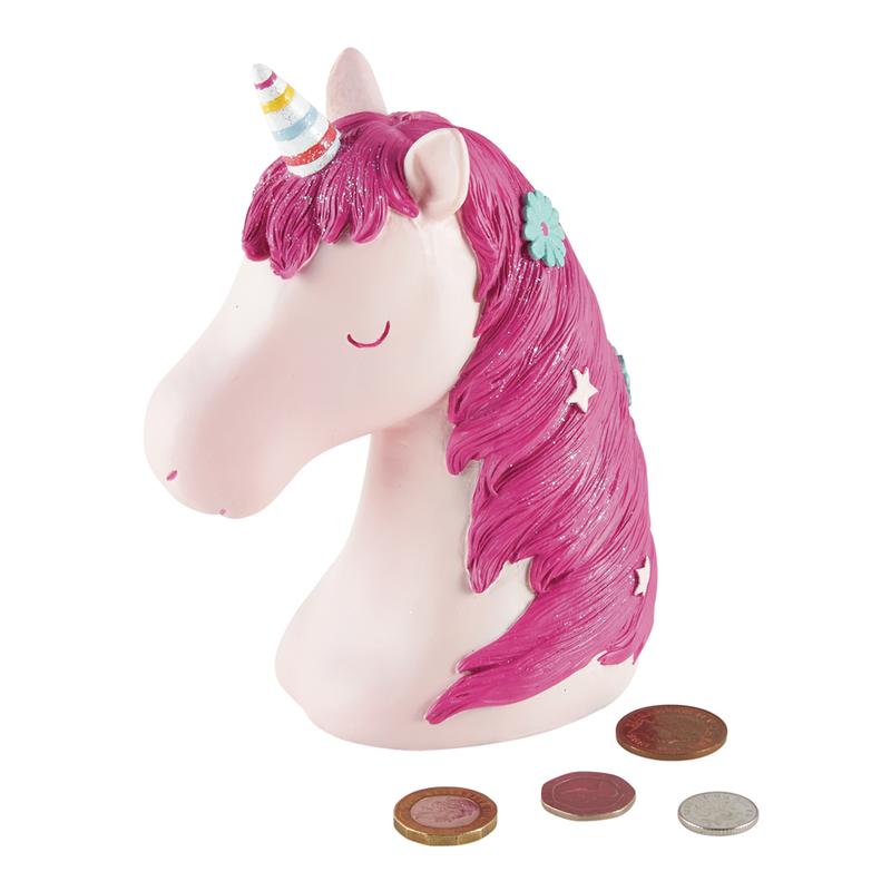 Resin Money Bank Unicorn