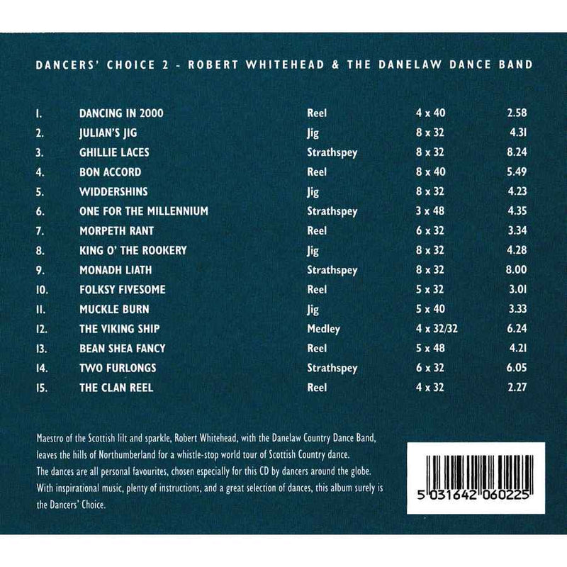 Robert Whitehead & The Danelaw Dance Band - Dancers' Choice Volume 2 CD track list