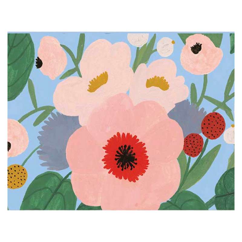Roger La Borde Big Pink Floral Notecard Box CNB088 style 3