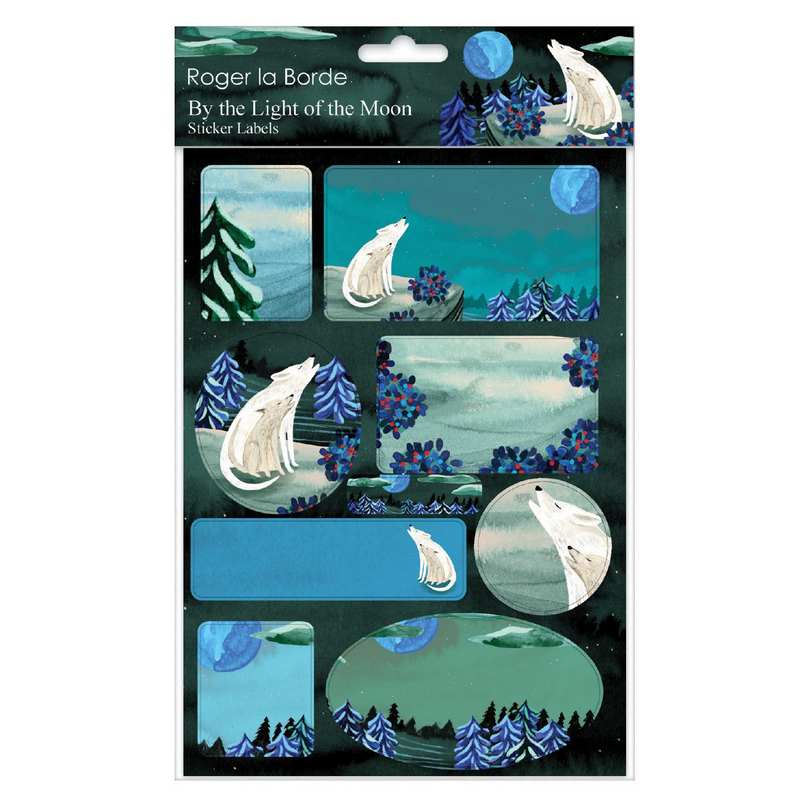 Roger La Borde By the Light of the Moon Sticker Labels Sheet ST061 front