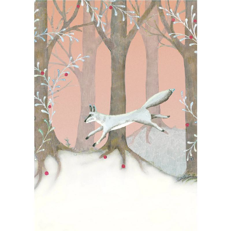 Roger La Borde Christmas Treehouse Advent Calendar Card ACC084 back