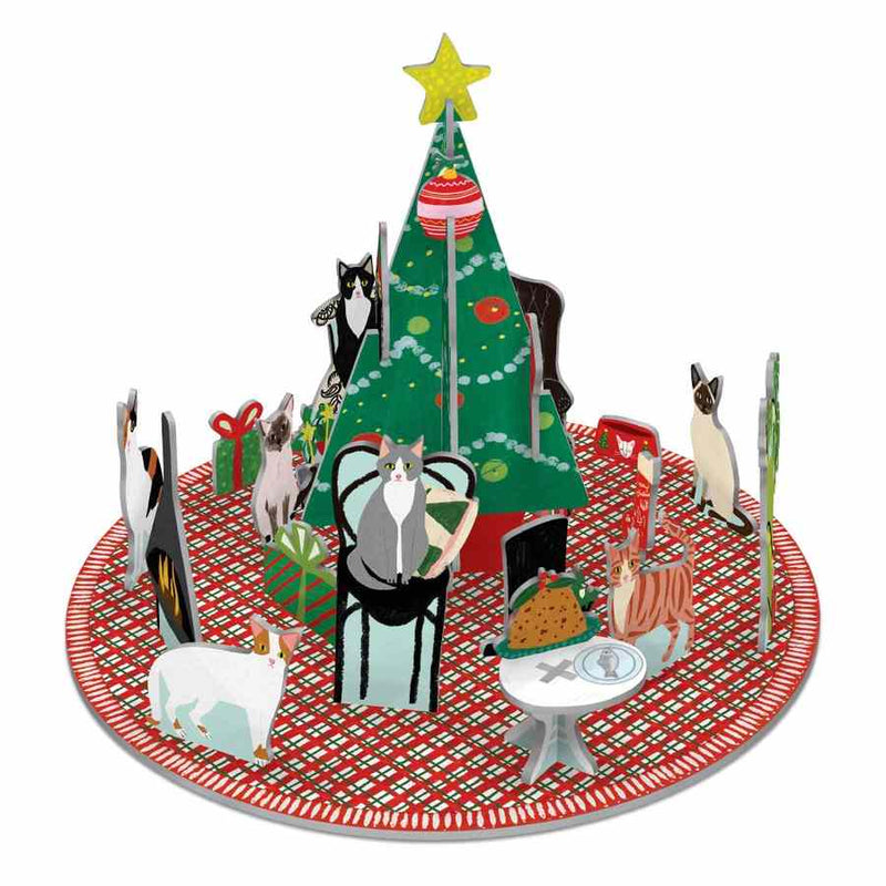 Roger La Borde Fireside Cats Pop & Slot Advent Calendar POP063 assembled