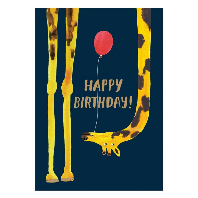 Roger La Borde Giraffe Birthday Card GCN339