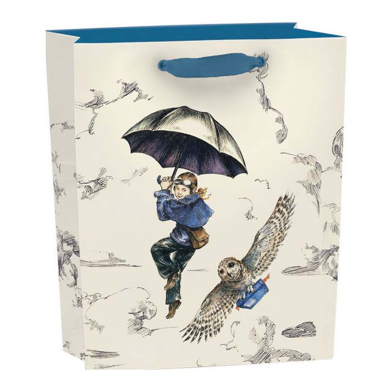 Roger La Borde Girl & Owl Gift Bag BG354S Small