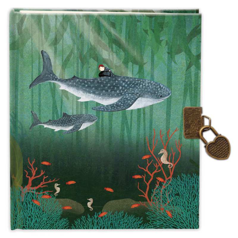 Roger La Borde Whale Song Lockable Notebook ASD023 front