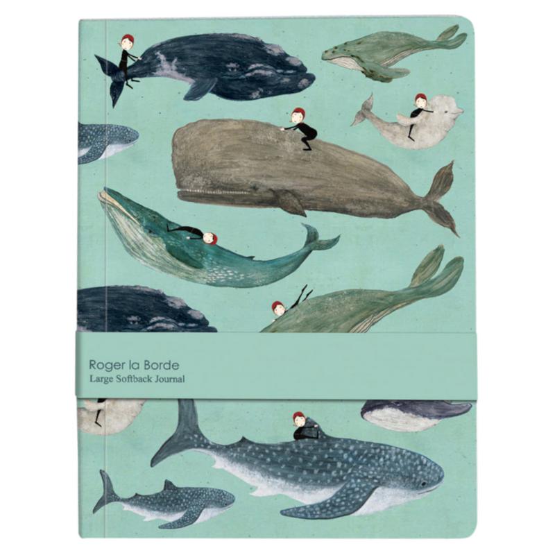 Roger La Borde Whale Song Softback Journal Large ALB014
