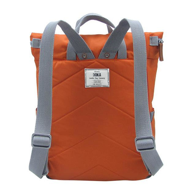 Roka Backpack Canfield B Medium Burnt Orange back