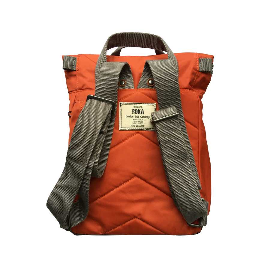 Roka Backpack Canfield B Small Tangerine back