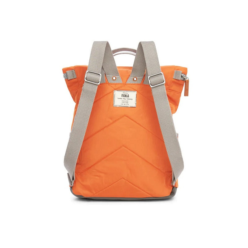 Roka Backpack Canfield B Sustainable Burnt Orange Small back