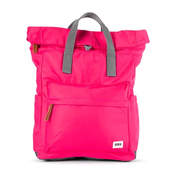 Roka Backpack Canfield B Sustainable Raspberry Medium Front