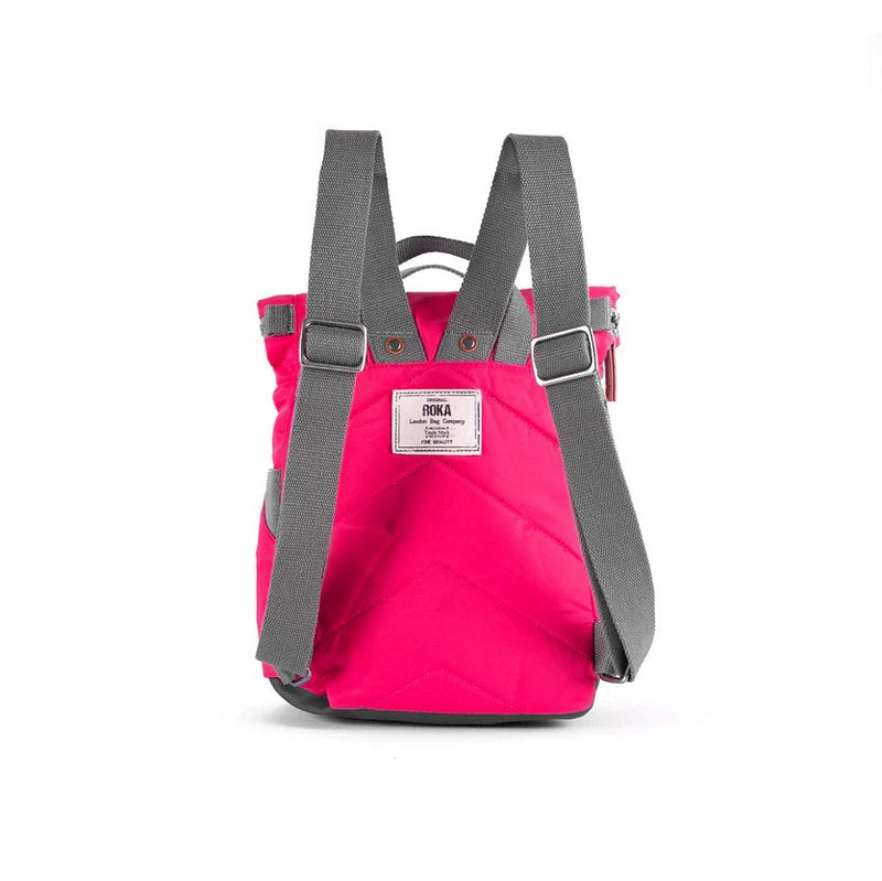 Roka Backpack Canfield B Sustainable Raspberry Small back