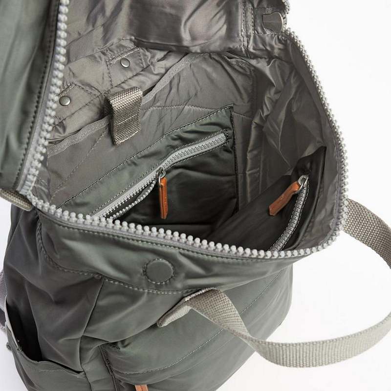 Roka Backpack Canfield B Sustainable Small Alloy inside