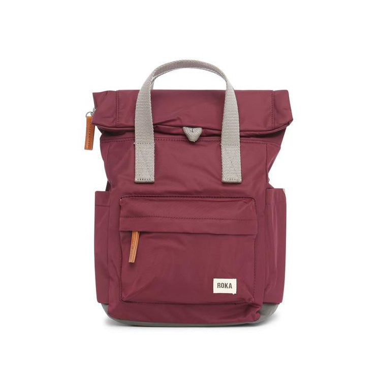 Roka Backpack Canfield B Sustainable Small Plum front