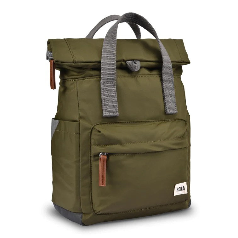 Roka Backpacks Canfield B Sustainable Medium Military side