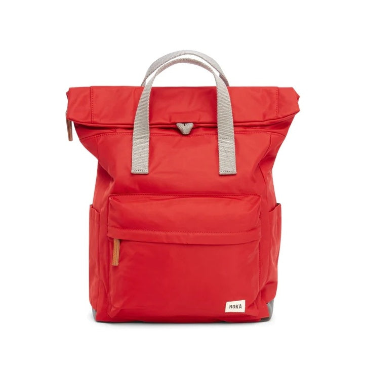 Roka Backpacks Canfield B Sustainable Small Cranberry front