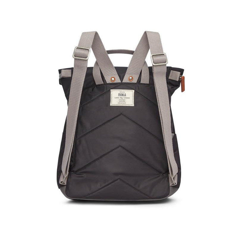 Roka Bags Canfield B Black Small Backpack back