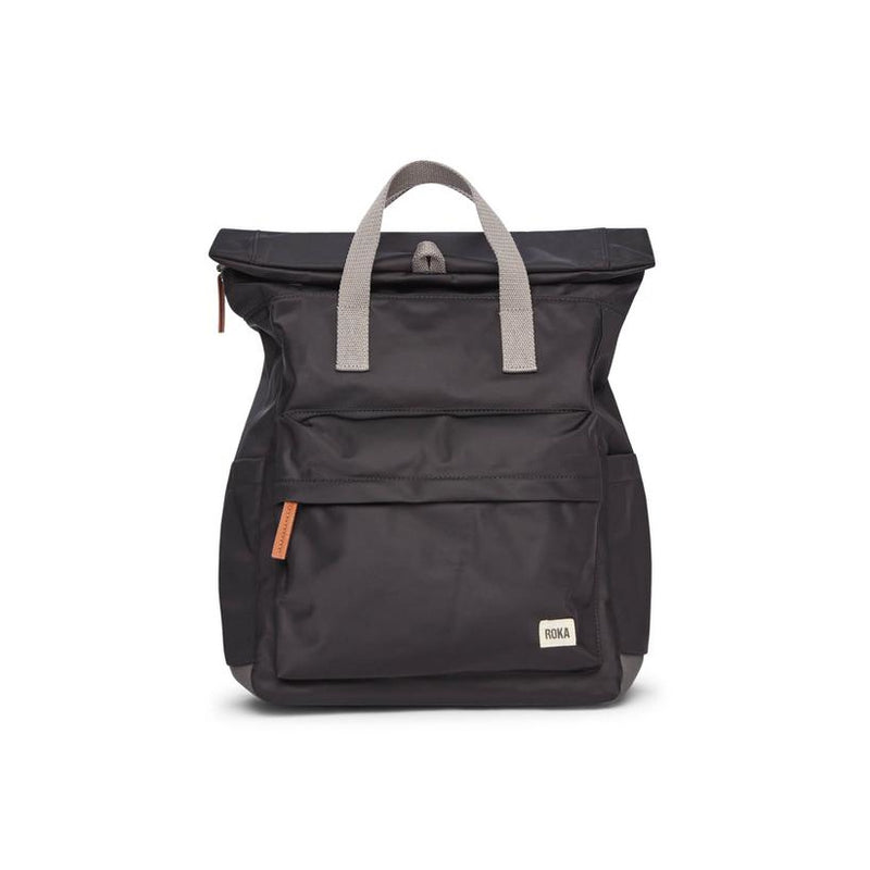 Roka Bags Canfield B Black Small Backpack Front