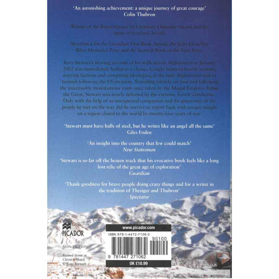 Rory Stewart - The Places In Between book back cover