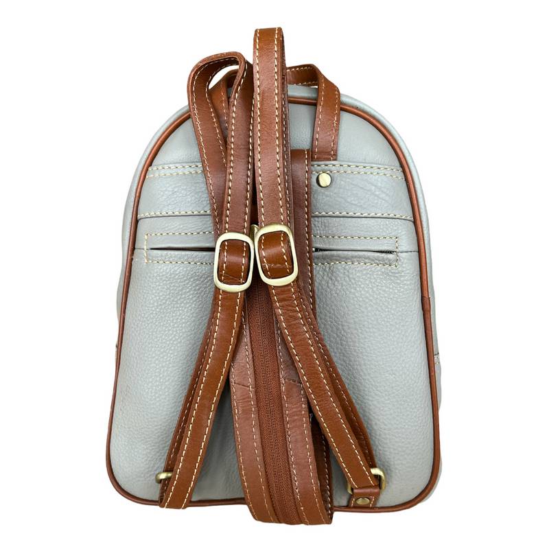 Rowallan Of Scotland Prelude Taupe Tan Small Backpack 31-9499-44 back